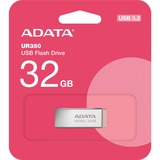 ADATA UR350 32 GB usb-stick nikkel/bruin, USB-A 3.2 Gen 1 (5 Gbit/s)