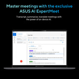 ASUS ExpertBook P5 P5405CSA-NZ0195X 14"  laptop Grijs | Core Ultra 7 258V | Arc Graphics 140V | 32 GB | 1 TB SSD