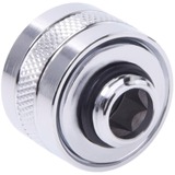 Alphacool Eiszapfen PRO 16 mm HardTube Fitting G1/4 - Chrome verbinding Chroom, 6 stuks