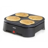 Domo Pannenkoekenplaat Emoji pannenkoekmaker Zwart