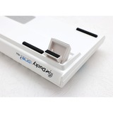 Ducky One 2 Pro Mini White Classic RGB mechanisch gaming toetsenbord Wit, US lay-out (QWERTY), Cherry MX Brown, 60%, RGB led, Double-shot PBT, QUACK Mechanics
