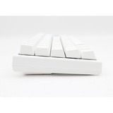 Ducky One 2 Pro Mini White Classic, gaming toetsenbord Wit, US lay-out, Cherry MX Brown, RGB led, Double-shot PBT, QUACK Mechanics, 60%