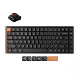 Keychron K3 Max SE QMK Wireless Custom Mechanical Keyboard, toetsenbord Zwart/houtkleur, US lay-out, Keychron Milk POM Brown, 75%, RGB, Hot swap, 2.4 GHz / Bluetooth 5.3 / USB-C
