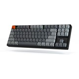 Keychron K8-J2, toetsenbord Grijs/grijs, US lay-out, Gateron Blue, RGB leds, TKL, ABS keycaps, Bluetooth