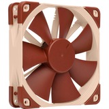 Noctua NF-F12 PWM case fan Lichtbruin, 4-pins PWM fan-connector, Retail