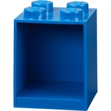 Room Copenhagen LEGO Brick Shelf, 4 noppen wandschap Blauw