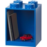 Room Copenhagen LEGO Brick Shelf, 4 noppen wandschap Blauw