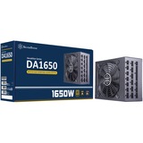 SilverStone SST-DA1650-G, 1650W voeding  Zwart, 12x PCIe, Full Kabel-management