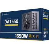 SilverStone SST-DA1650-G, 1650W voeding  Zwart, 12x PCIe, Full Kabel-management