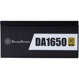 SilverStone SST-DA1650-G, 1650W voeding  Zwart, 12x PCIe, Full Kabel-management