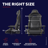 Trust GXT 721BM Ruya Pro Batman Gaming Stoel  Zwart/geel