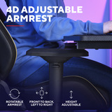 Trust GXT 721BM Ruya Pro Premium comfortabele gamingstoel Zwart/geel