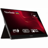 ViewSonic USB-C Multi-Touch Portable Monitor TD1655 16"  Zwart, 1x Mini HDMI, USB-C