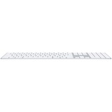 Apple Magic Keyboard met numeriek toetsenblok, toetsenbord Zilver/wit, EU lay-out (QWERTY), Scissor switches, Bluetooth