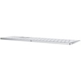 Apple Magic Keyboard met numeriek toetsenblok, toetsenbord Zilver/wit, EU lay-out (QWERTY), Scissor switches, Bluetooth