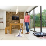 BLACK+DECKER BHSM1615DSM 1600W Steam-mop met SteaMitt, deltavoet en 17 accessoires stoomreiniger Wit/donkerpaars