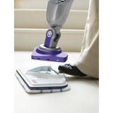 BLACK+DECKER BHSM1615DSM 1600W Steam-mop met SteaMitt, deltavoet en 17 accessoires stoomreiniger Wit/donkerpaars