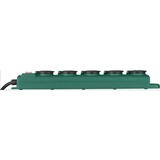 Brennenstuhl Super-Solid SL 554 Tuin-contactverdeler 5-voudige stekkerdoos Donkergroen, 5x stekker, 5 meter