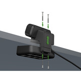 Brennenstuhl estilo Duplex stekkerdoos met schakelaar Zwart/zilver, 10x stekker, 2x sleuf voor Keystone modules