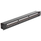 19-inch patchpaneel met 24 poorten, Cat.6