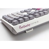 Ducky One 3 Mist Grey, toetsenbord Lichtgrijs, US lay-out, Cherry MX Brown, RGB led, Double-shot PBT, Hot-swappable, QUACK Mechanics
