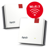 FRITZ! Mesh Wi-Fi Set 1700 duopack Edition International repeater Wit, 2 stuks, Wi-Fi 7, 3600 Mbit/s