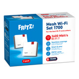 FRITZ! Mesh Wi-Fi Set 1700 duopack Edition International repeater Wit, 2 stuks, Wi-Fi 7, 3600 Mbit/s