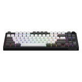 Hator Skyfall Pro Wireless, gaming toetsenbord Zwart, US lay-out, HATOR Aurum Vanilla Silent, 80% (TKL), RGB, Double-shot PBT, Hot-swap, 2.4GHz / Bluetooth / USB-C