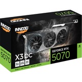 INNO3D GeForce RTX 5070 X3 OC grafische kaart DLSS 4, 3x DisplayPort, 1x HDMI 2.1