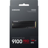 Samsung 9100 PRO Heatsink 8 TB SSD PCIe 5.0 x4, NVMe 2.0, M.2 2280