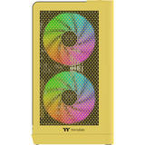 Thermaltake View 390 Air Butter Caramel midi tower behuizing Geel | 2x USB-A | 1x USB-C | Tempered Glass