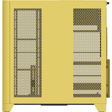 Thermaltake View 390 Air Butter Caramel midi tower behuizing Geel | 2x USB-A | 1x USB-C | Tempered Glass