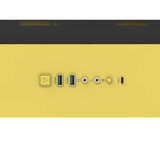 Thermaltake View 390 Air Butter Caramel midi tower behuizing Geel | 2x USB-A | 1x USB-C | Tempered Glass