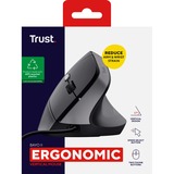 Trust Bayo II Bedrade Ergonomische muis Zwart, 800 dpi - 2400 dpi