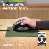 Trust Bayo II Bedrade Ergonomische muis Zwart, 800 dpi - 2400 dpi