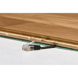 goobay CAT 6A Flat Patch Cable U/UTP, 5 meter kabel Zwart/blauw