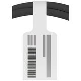 goobay CAT 6A Flat Patch Cable U/UTP, 5 meter kabel Zwart/blauw