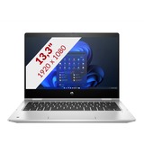 HP ProBook x360 435 G8 (4K7B1EA), 13.3" 2-in-1 Laptop Zilver, 256 GB SSD, WiFi 5, Touch, Windows 10 Pro
