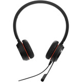 Jabra Evolve 20 SE, MS on-ear headset Zwart, USB-C, USB-A, Stereo