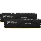 Kingston FURY Beast 64 GB DDR5-6000 (2x 32 GB) werkgeheugen Zwart, KF560C36BBEK2-64, EXPO
