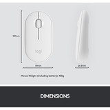 Logitech MK470 Slim Wireless Keyboard and Mouse Combo , desktopset Wit, US-International, Scissor switches, 1000 dpi