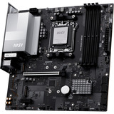 MSI PRO B840M-P WIFI6E socket AM5 moederbord Zwart/zilver, RAID, 2.5 Gb-LAN, Wi-Fi 6E, BT, Sound, µATX