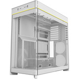 Montech HS02 midi tower behuizing Wit | 2x USB-A | 1x USB-C | RGB | Tempered Glass