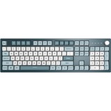 Montech Mkey Freedom, toetsenbord Donkerblauw/wit, US lay-out, Gateron G Pro Yellow, Hot-swappable, RGB, PBT