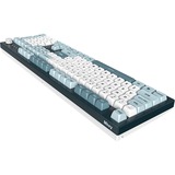 Montech Mkey Freedom, toetsenbord Donkerblauw/wit, US lay-out, Gateron G Pro Yellow, Hot-swappable, RGB, PBT