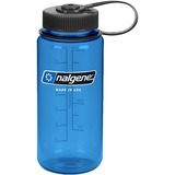 Nalgene Nal Wide-Mouth 16oz bu drinkfles Transparant/blauw