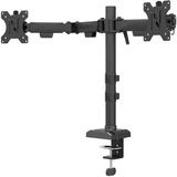 Neomounts DS60-600BL2 Monitorarm 10-32" - Quick-fix - 180°-stop Zwart