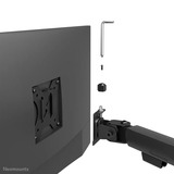 Neomounts DS60-600BL2 Monitorarm 10-32" - Quick-fix - 180°-stop Zwart
