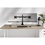 Neomounts DS60-600BL2 Monitorarm 10-32" - Quick-fix - 180°-stop Zwart