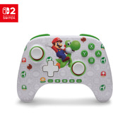 PowerA Advantage draadloze controller voor Nintendo Switch 2 - Mario en Yoshi Groen/wit, Nintendo Switch 2, Nintendo Switch, Nintendo Switch – OLED Model, Nintendo Switch Lite